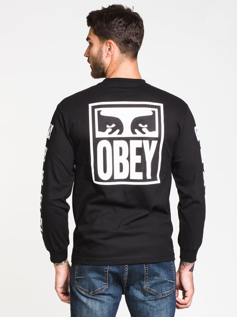 VISION OF OBEY LONG SLEEVE T-SHIRT - CLEARANCE
