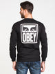 OBEY VISION OF OBEY LONG SLEEVE T-SHIRT  - CLEARANCE - Boathouse