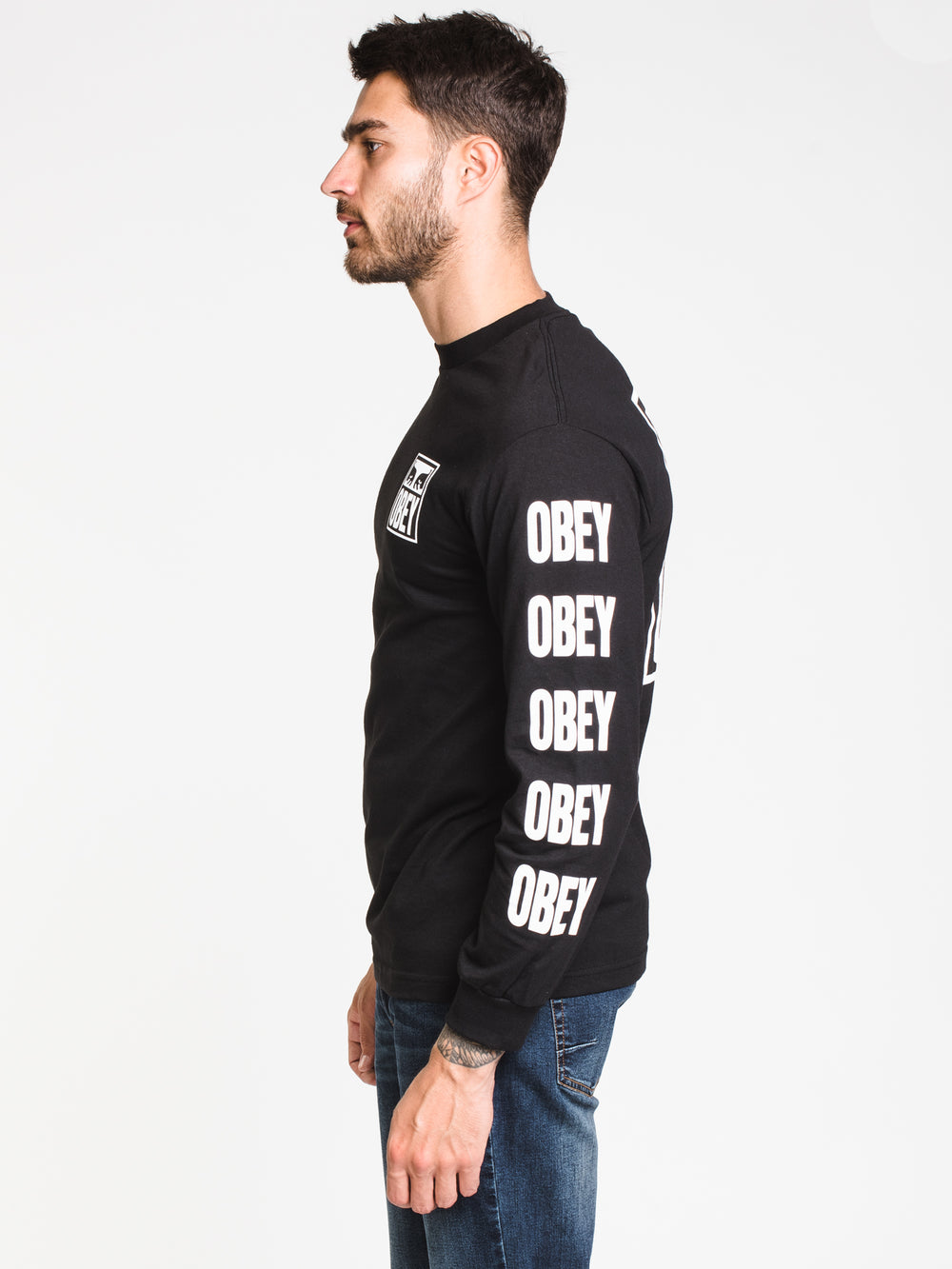 VISION OF OBEY LONG SLEEVE T-SHIRT - CLEARANCE