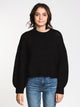 ONLY WOMENS CAMMA LONG SLEEVE KNIT SWEATER - BLACK - CLEARANCE - Boathouse