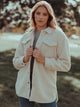 ONLY ONLY DEENA LONG SLEEVE TEDDY SHACKET  - CLEARANCE - Boathouse