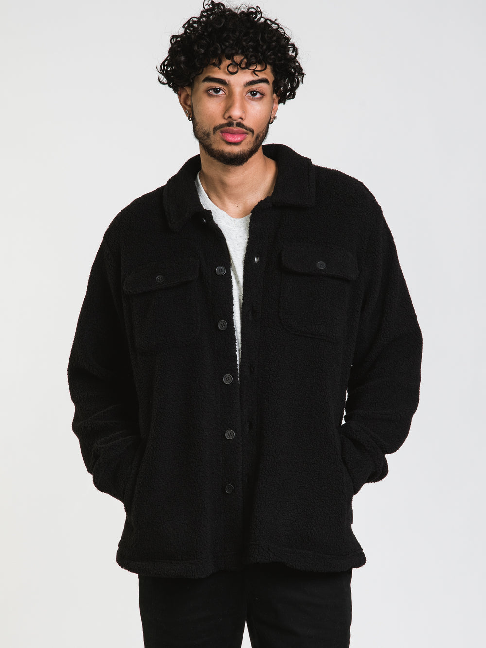 ONLY REMY TEDDY OVERSHIRT - DÉSTOCKAGE