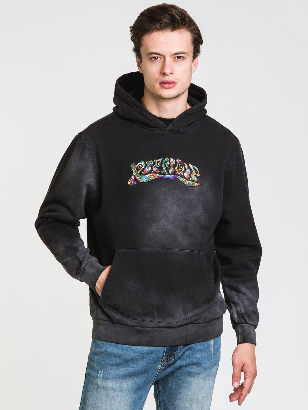RIP N DIP TRIBE EMBROIDERED PULLOVER HOODIE - CLEARANCE