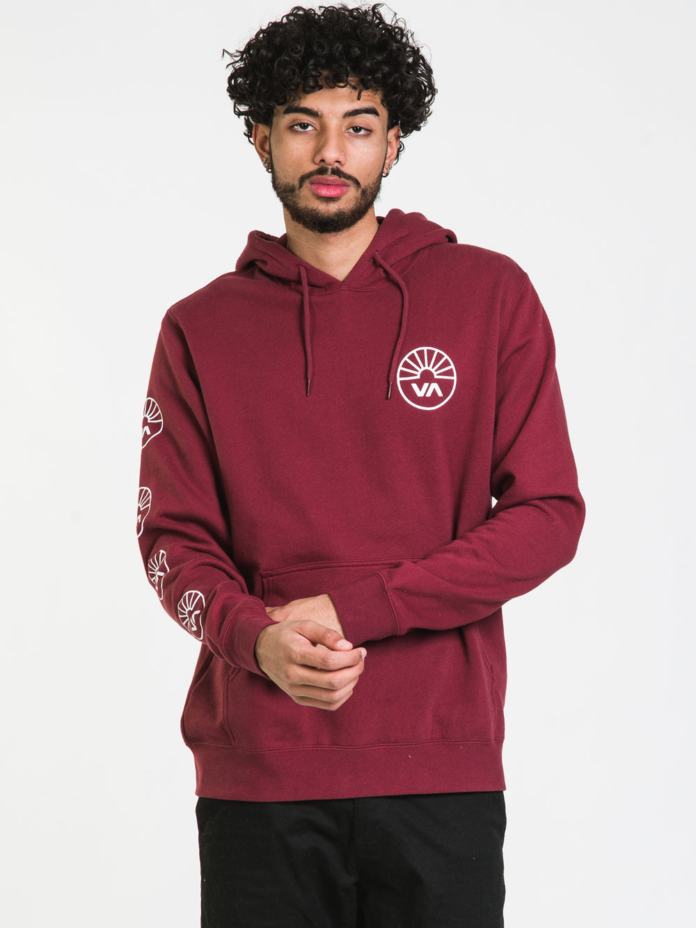 RVCA PROGRESS PULL OVER HOODIE - CLEARANCE