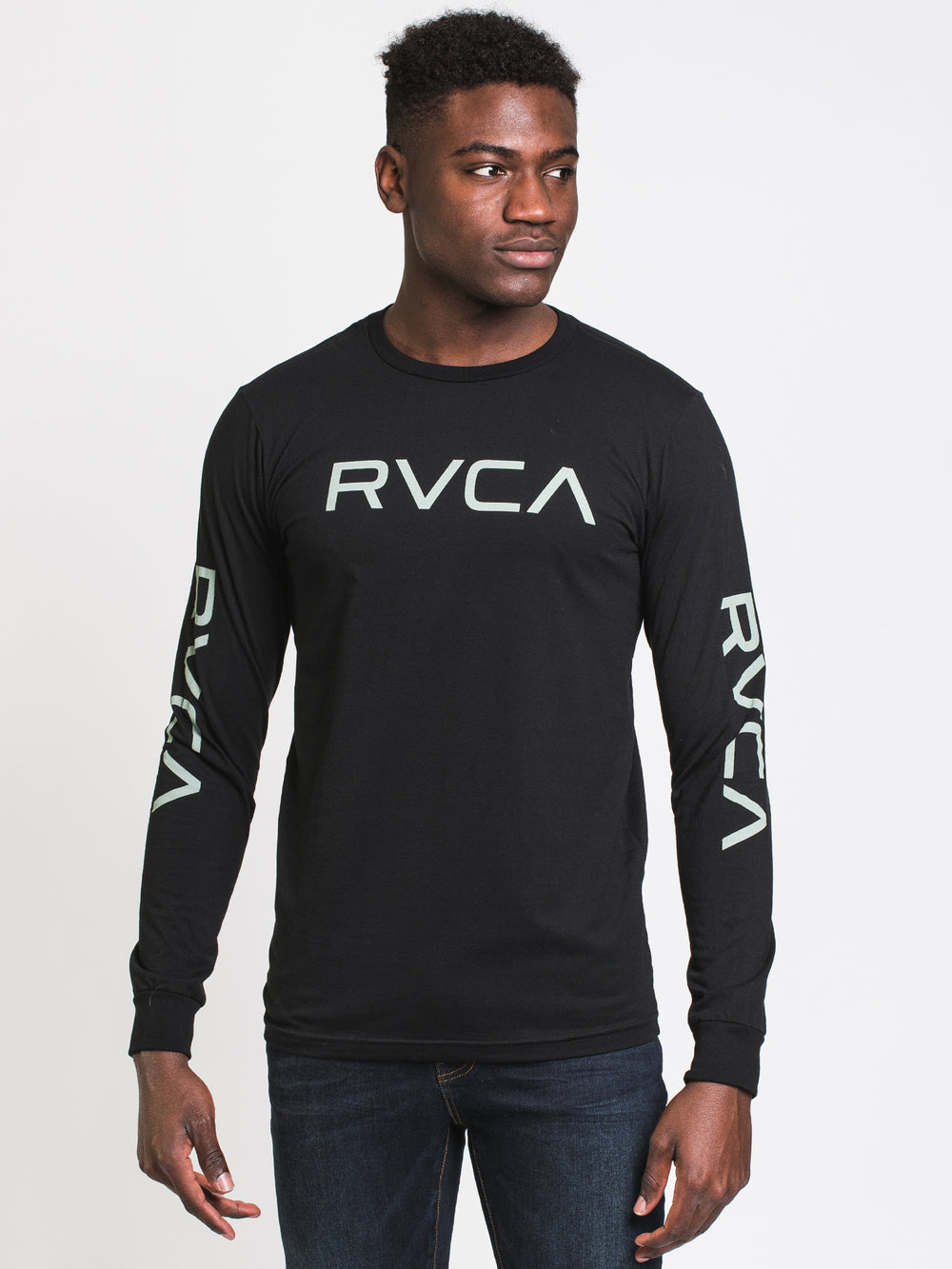 BIG RVCA LONG SLEEVE TEE  - CLEARANCE