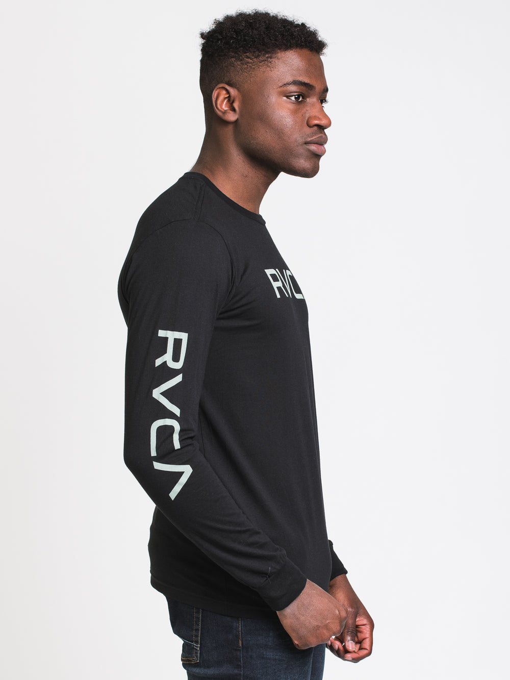 BIG RVCA LONG SLEEVE TEE  - CLEARANCE