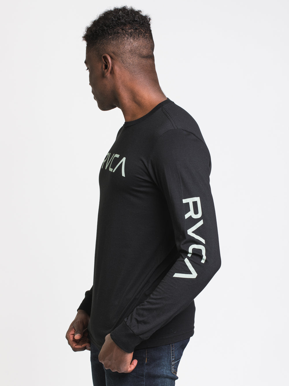 BIG RVCA LONG SLEEVE TEE - CLEARANCE