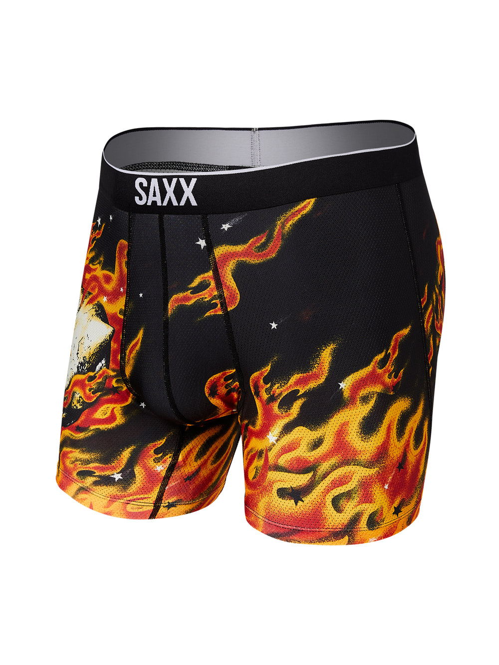 SAXX VOLT BOXER BRIEF - FLAME SKULL - CLEARANCE