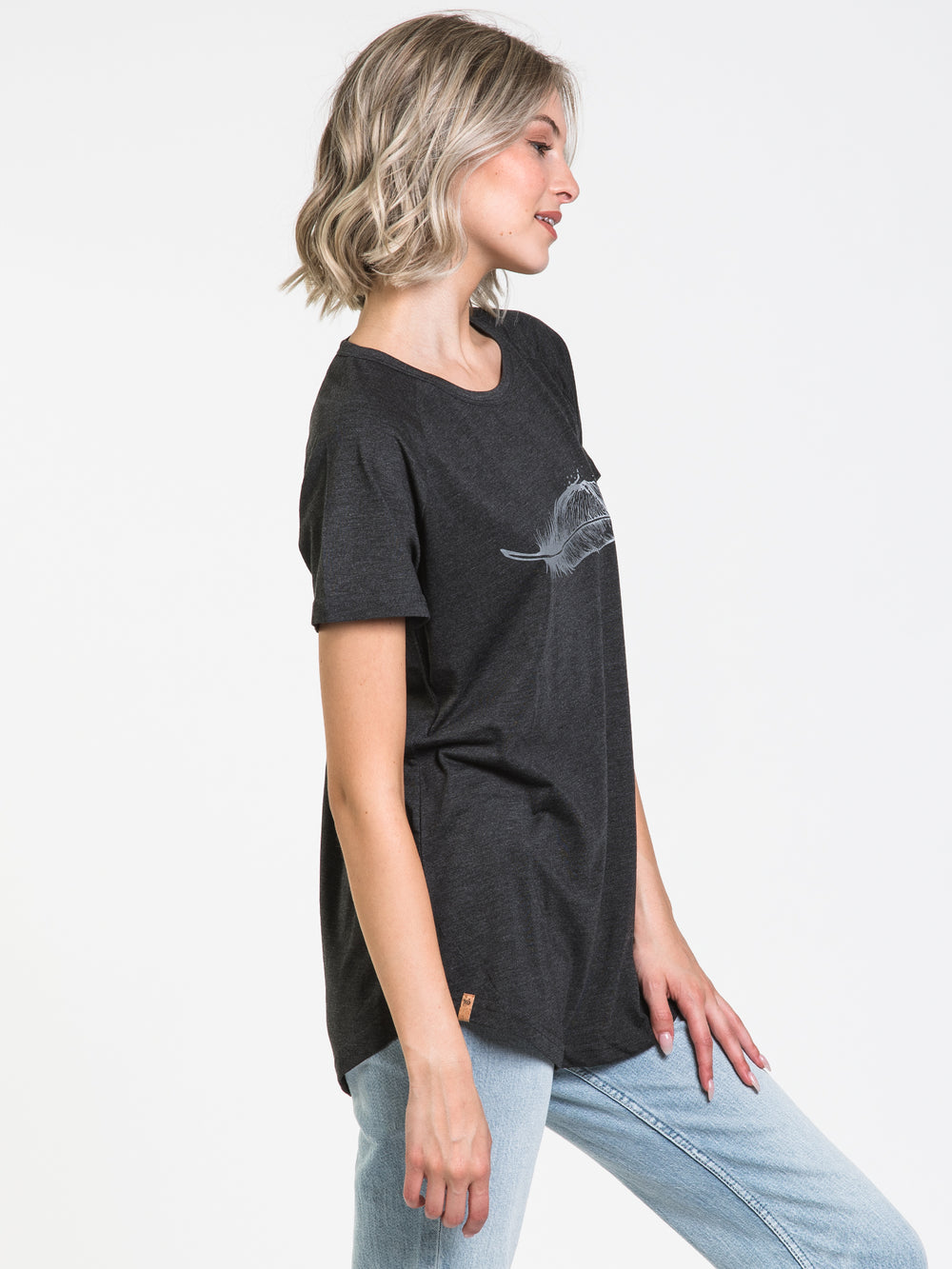 TENTREE FEATHERWEAVE LOGO T-SHIRT - CLEARANCE