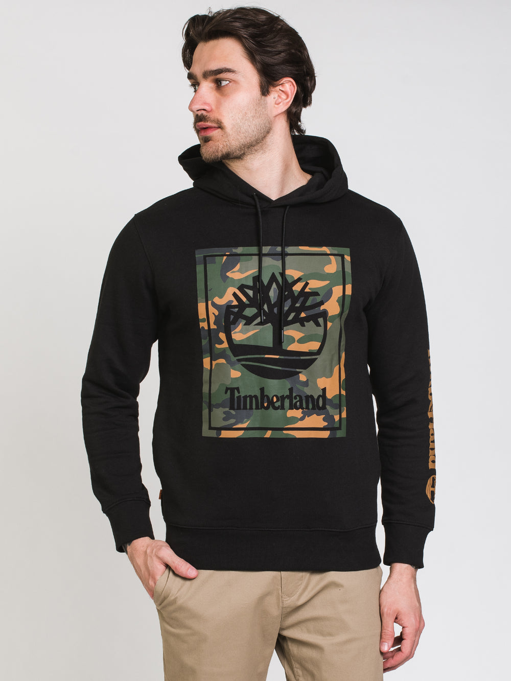 TIMBERLAND CAMO TREE PULLOVER HOODIE - CLEARANCE