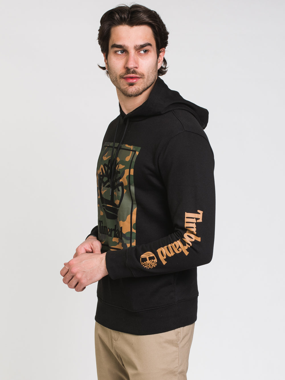 TIMBERLAND CAMO TREE PULLOVER HOODIE - CLEARANCE