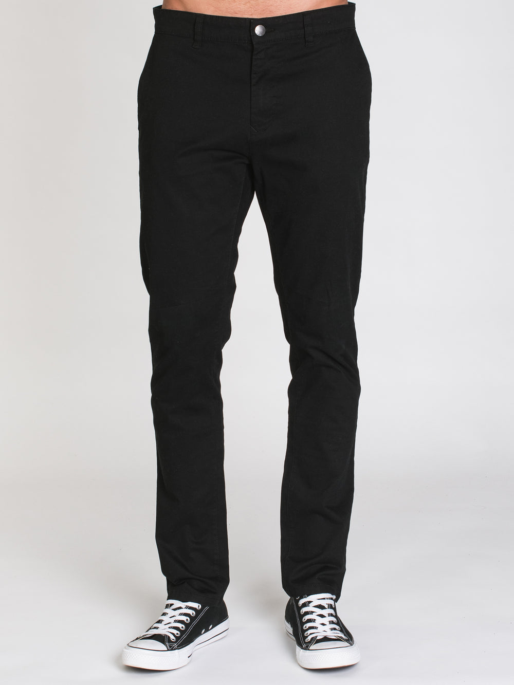TAINTED SLIM CHINO - BLACK - CLEARANCE