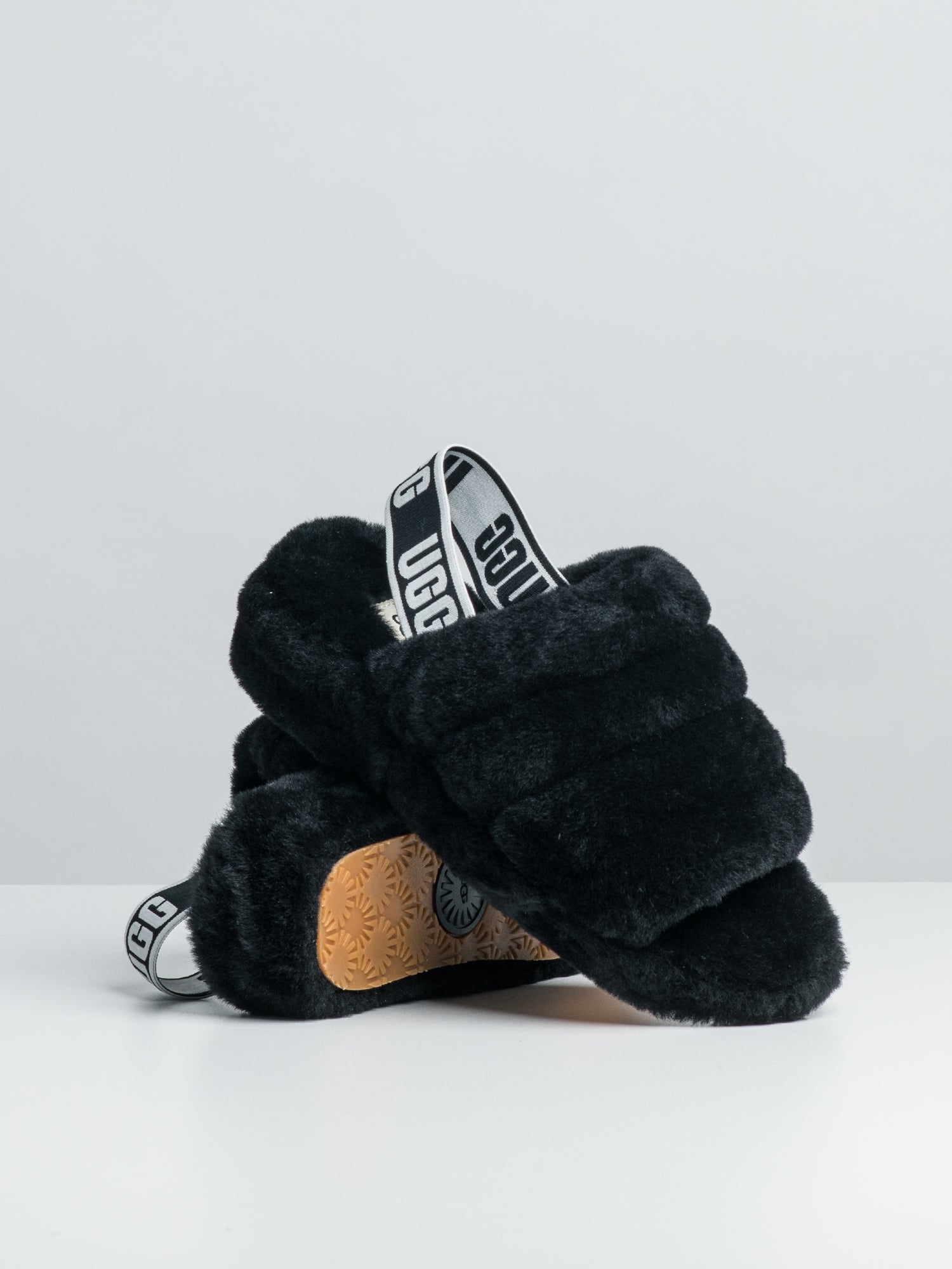 Ugg black yeah online slides