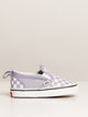 VANS VANS TODDLER SLIP ON V CHECKER LAVENDER FOG SNEAKER - CLEARANCE - Boathouse