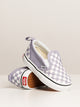 VANS VANS TODDLER SLIP ON V CHECKER LAVENDER FOG SNEAKER - CLEARANCE - Boathouse