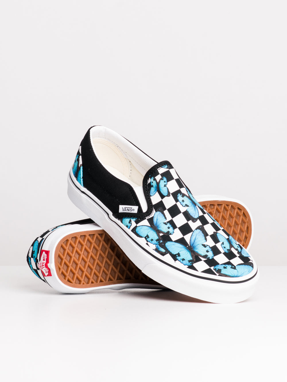 WOMENS VANS CL SLIP ON - BUTTERFLY CHECK - CLEARANCE