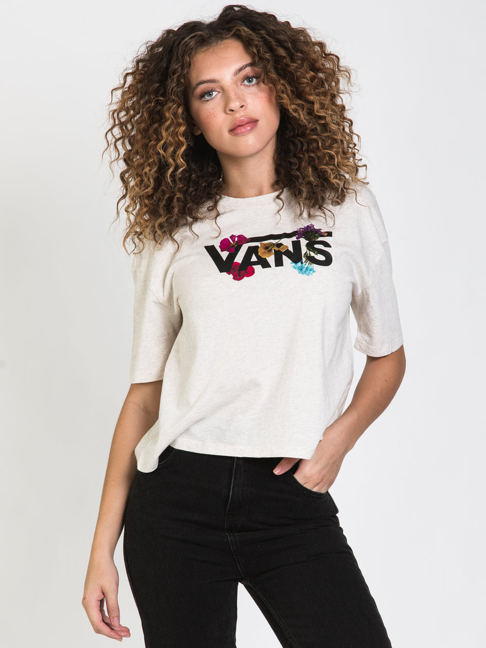 VANS SPEARS FLOWER RELAXED T-SHIRT - CLEARANCE