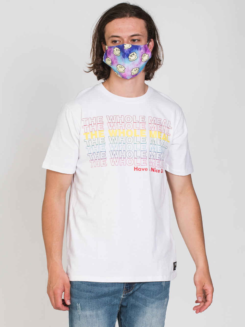 WESC MAX THE WHOLE MEAL T-SHIRT  - CLEARANCE