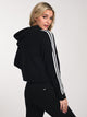 ADIDAS WOMENS CROPPED HOODIE - BLACK - CLEARANCE - Boathouse