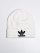 ADIDAS TREFOIL BEANIE - WHITE - CLEARANCE - Boathouse