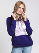 ADIDAS WOMENS TREFOIL PULLOVER HDY - PURPLE - CLEARANCE - Boathouse