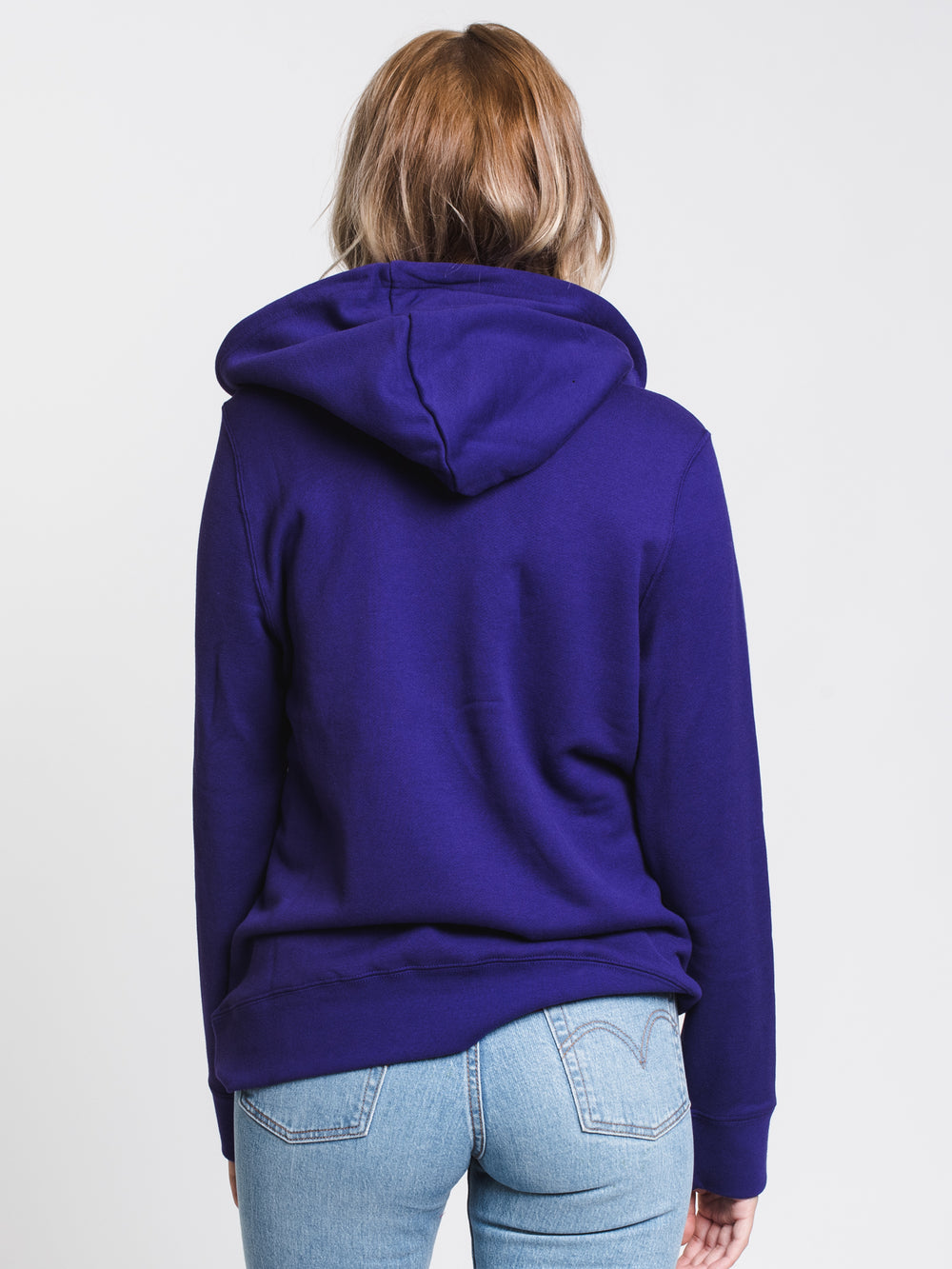 WOMENS TREFOIL PULLOVER HDY - PURPLE - CLEARANCE