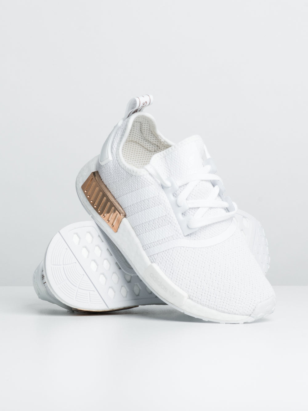 WOMENS ADIDAS NMD_R1 SNEAKERS- WHITE - CLEARANCE