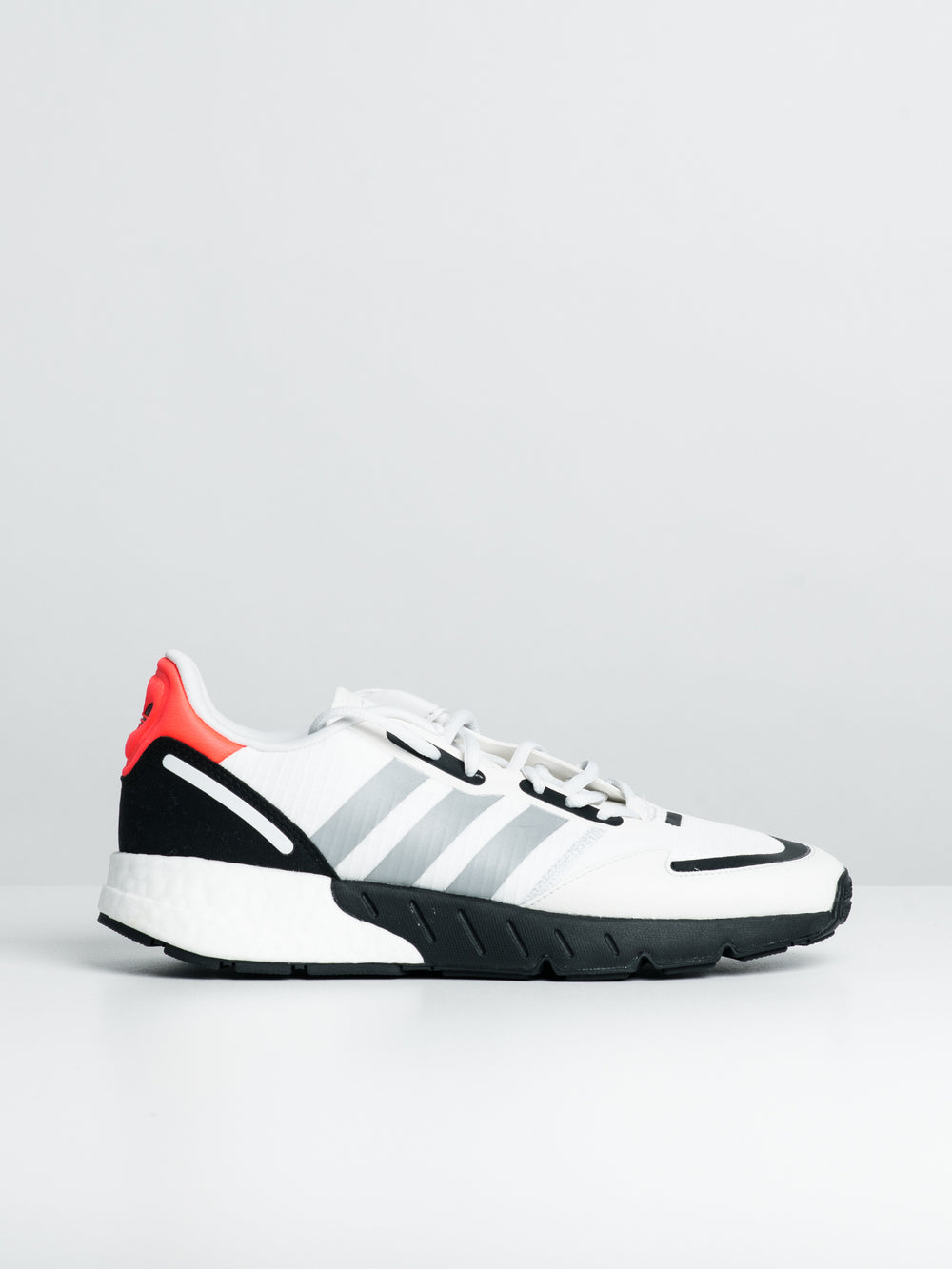 MENS ADIDAS ZX 1K BOOST SNEAKERS - WHITE/BLACK - CLEARANCE