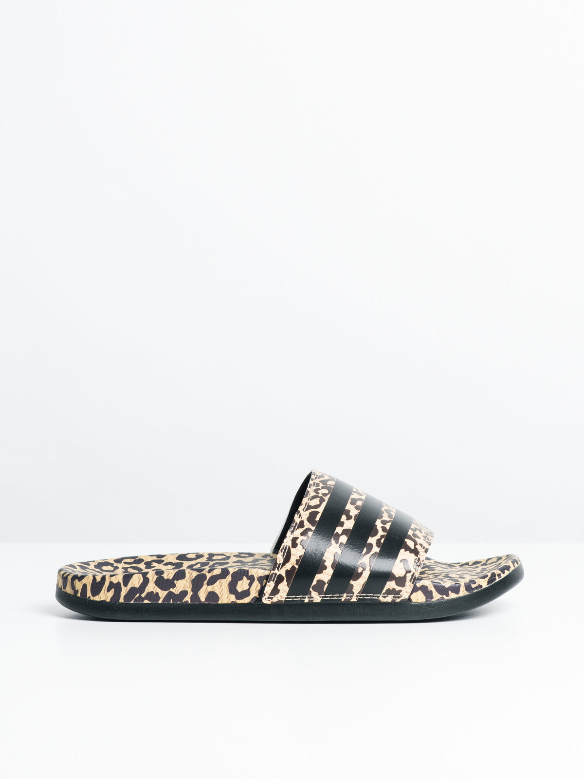 WOMENS ADIDAS ADILETTE COMFORT SLIDES LEOPARD