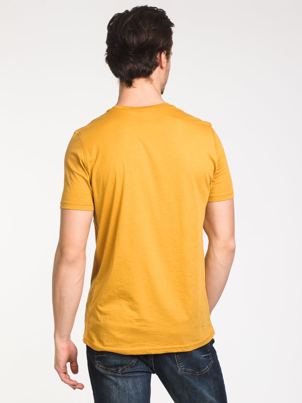 MENS VICTOR CREWNECK T - GOLD - CLEARANCE