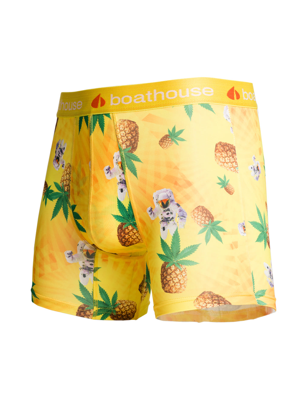 BOATHOUSE NOVELTY BOXER BRIEF - PINEAPPLE WEED - CLEARANCE
