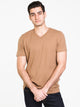 BOATHOUSE MENS VICTOR VNECK T - FLAX - CLEARANCE - Boathouse