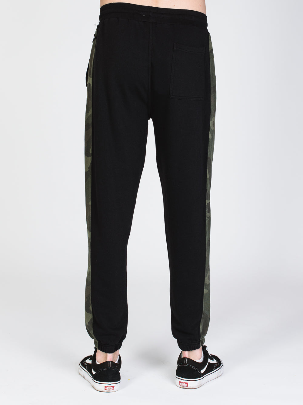 MENS WAVE WASHED PANT - BLACK/CAMO - CLEARANCE