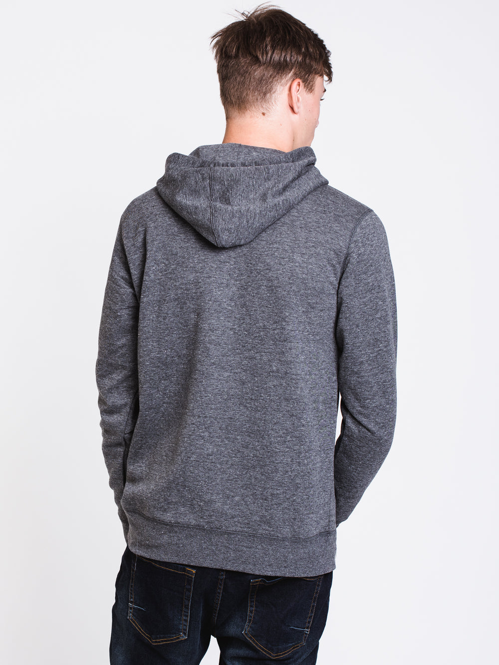 MENS ALL DAY PULLOVER HOODIE - BLACK - CLEARANCE