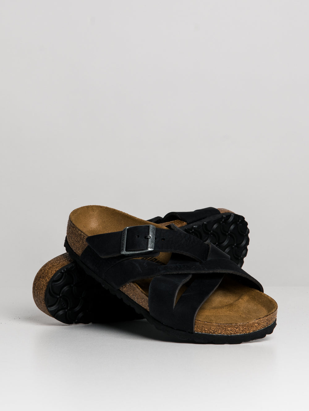 WOMENS BIRKENSTOCK LUGANO OILED LEATHER REGULAR SANDALS - CLEARANCE