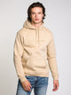 BRIXTON MENS ALPHA LINE PULL OVER HD - GRAVEL - CLEARANCE - Boathouse