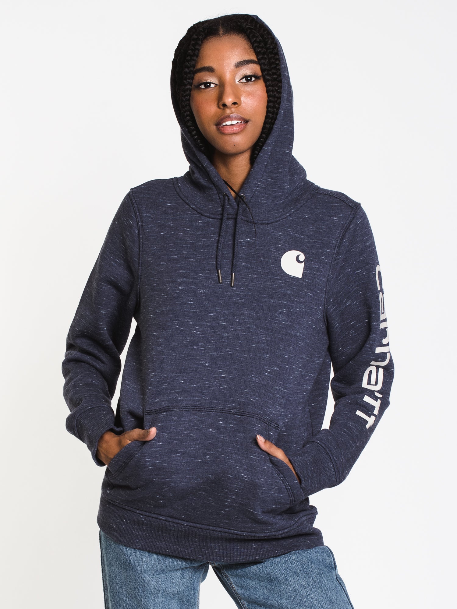 CARHARTT CLARKSBURG LOGO PULLOVER HOODIE CLEARANCE