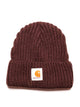 CARHARTT CARHARTT RIB KNIT BEANIE - DEEP WINE - CLEARANCE - Boathouse