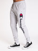 CHAMPION MENS POWERBLEND SCRIPT JOGGER-GY - CLEARANCE - Boathouse