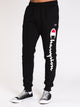 CHAMPION MENS POWERBLEND SCRIPT JOGGER-BK - CLEARANCE - Boathouse