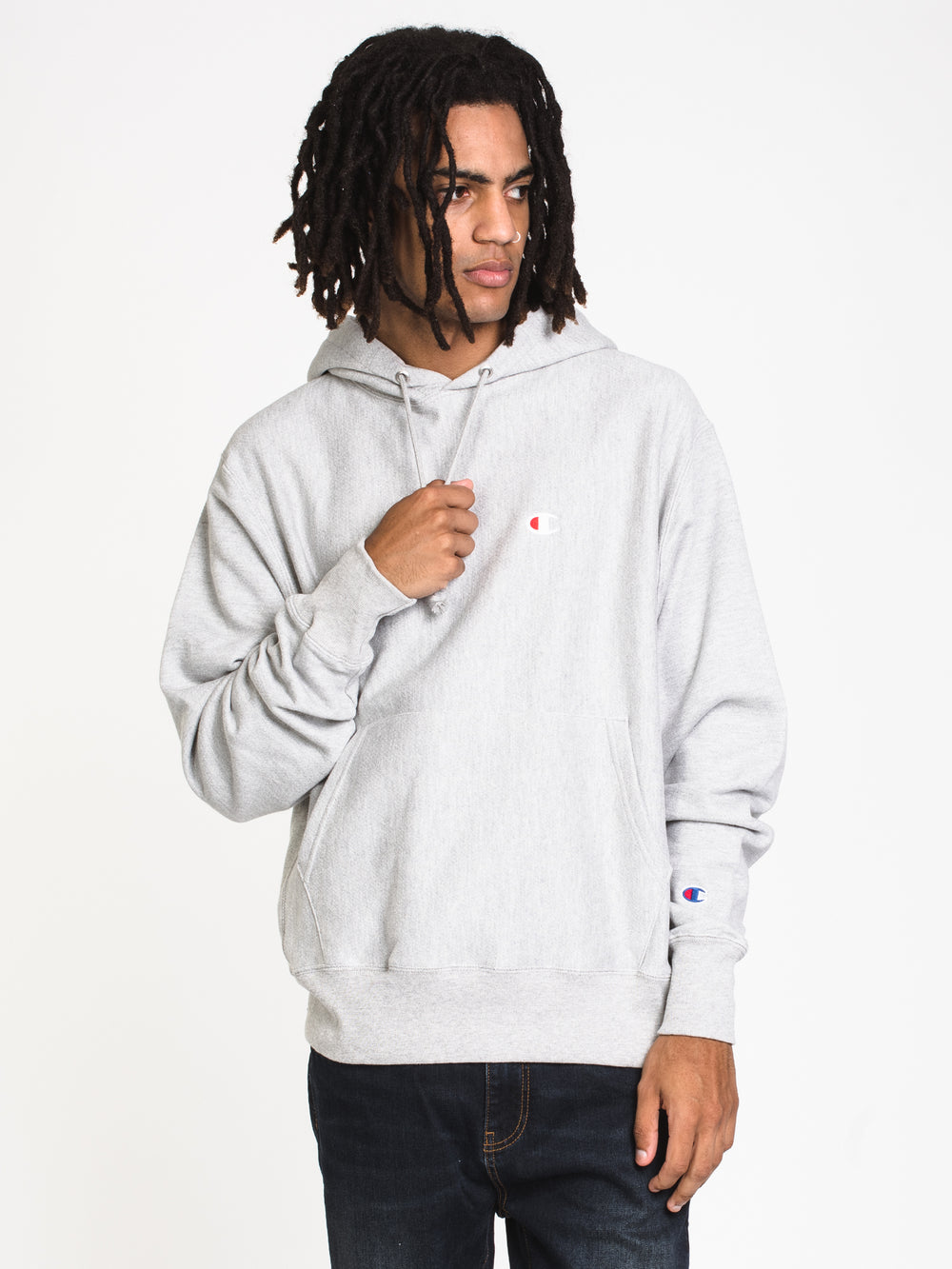 MENS RW PULLOVER HOOD - OXFORD GREY - CLEARANCE