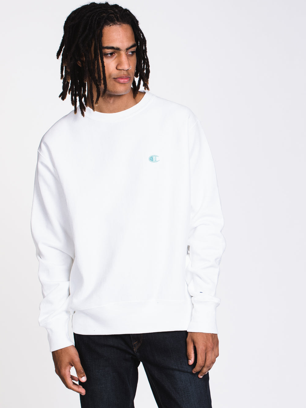 MENS REV WEAVE OVERSIZED SCRIPT - CLEARANCE