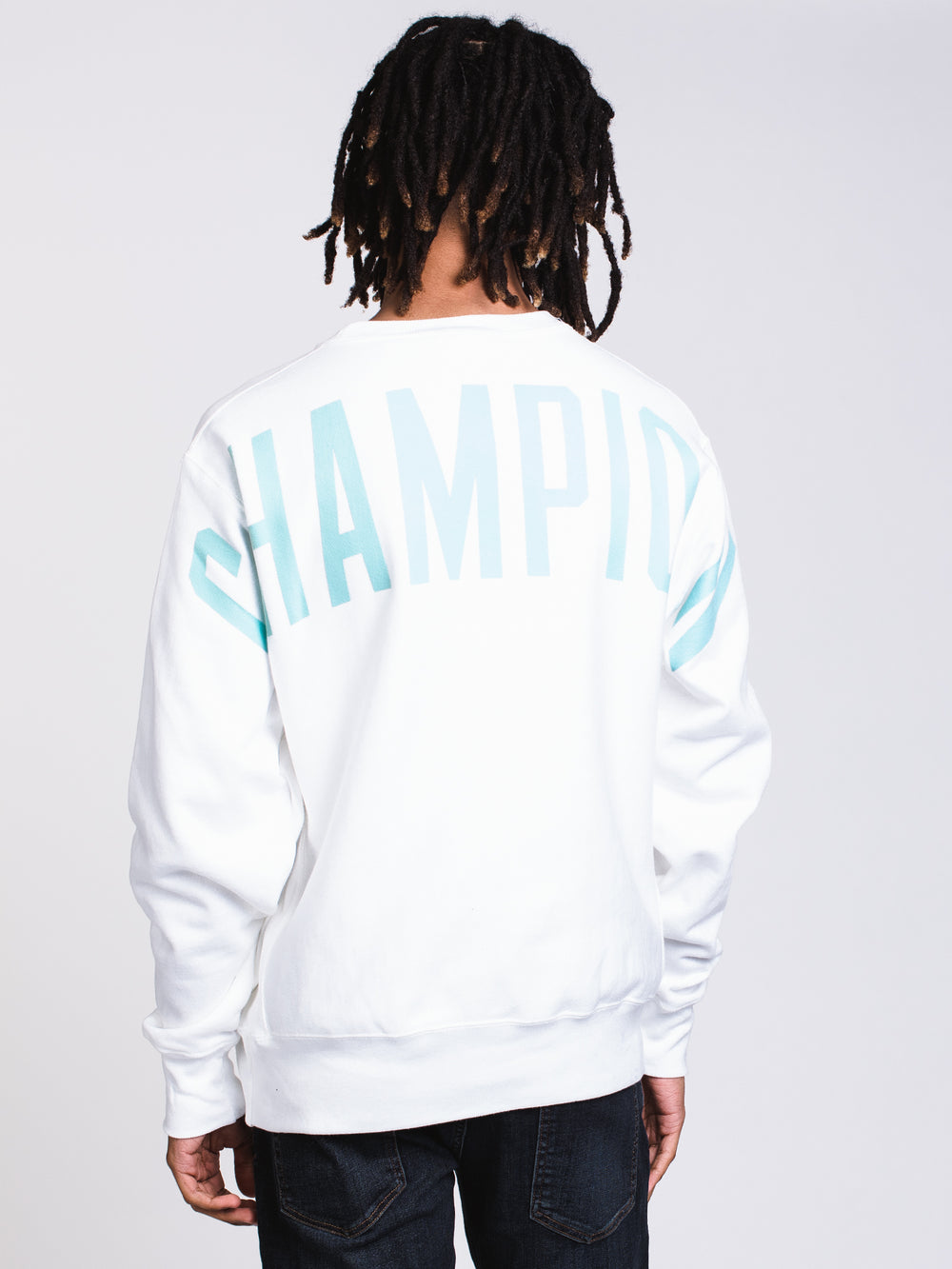 MENS REV WEAVE OVERSIZED SCRIPT - CLEARANCE