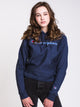 CHAMPION WOMENS REV WEAVE PULLOVER HOODIE - INDIGO - CLEARANCE - Boathouse