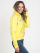 CHAMPION WOMENS REV WEAVE CHN PULLOVER HOODIE - YELLOW - CLEARANCE - Boathouse