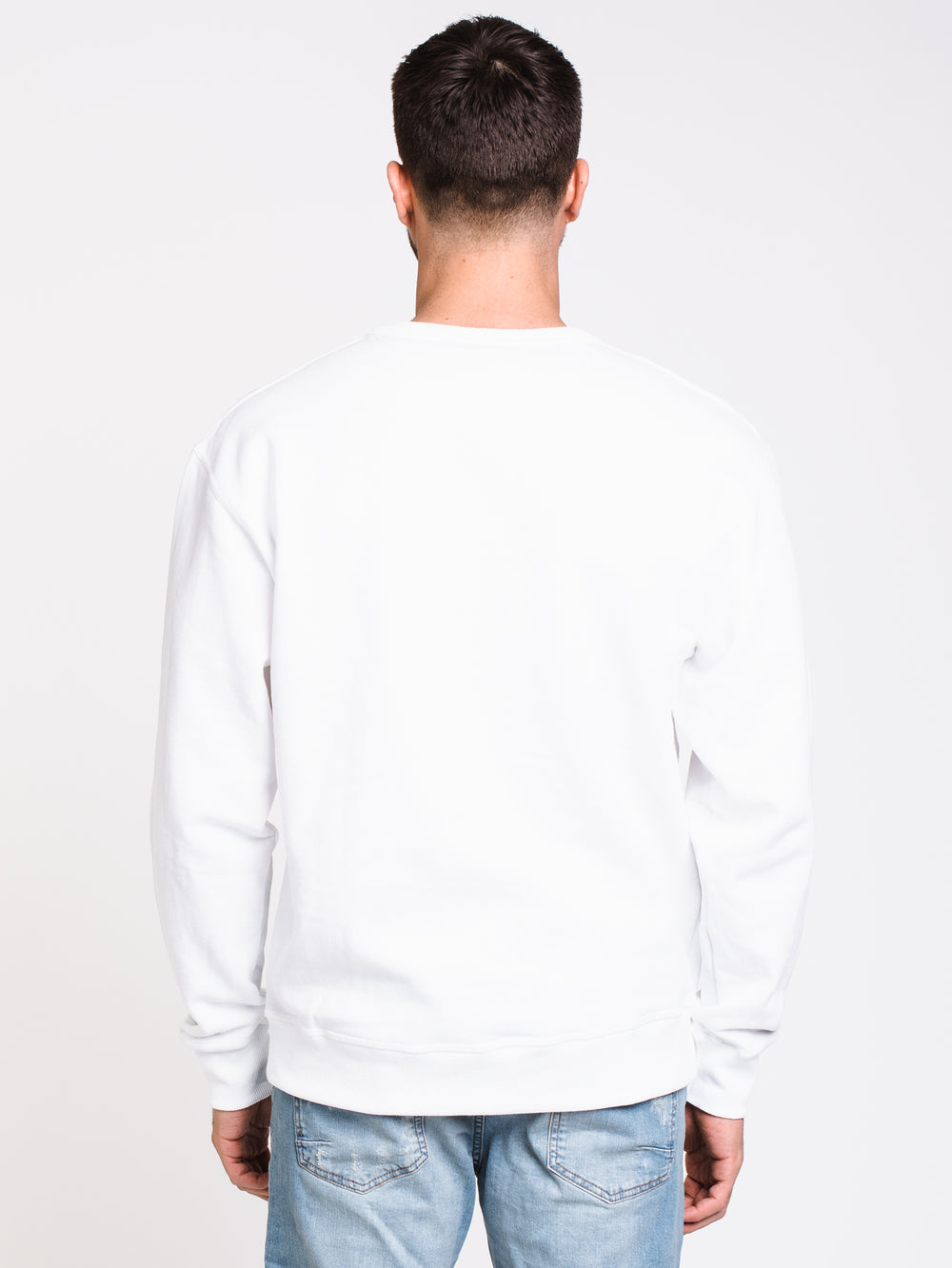 HOMME GRAPHIQUE POWERBLEND CREW - WHT - CLEARANCE