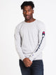 CHAMPION MENS CLASSIC SLV LONG SLEEVE T-SHIRT- OX GREY - CLEARANCE - Boathouse