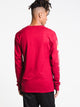 CHAMPION MENS CLASSIC RACE SCRIPT LONG SLEEVE T-CHY - CLEARANCE - Boathouse