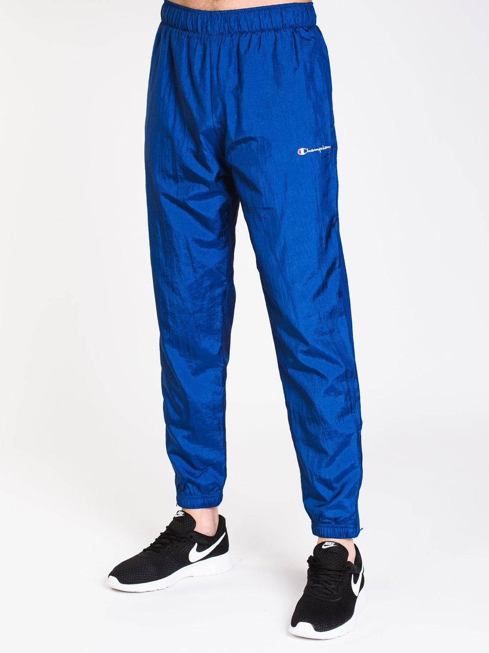 MENS NYLON WARMUP PANT - ROYAL - CLEARANCE