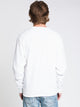 CHAMPION MENS COLOUR POP CREW - WHITE/BLACK - CLEARANCE - Boathouse